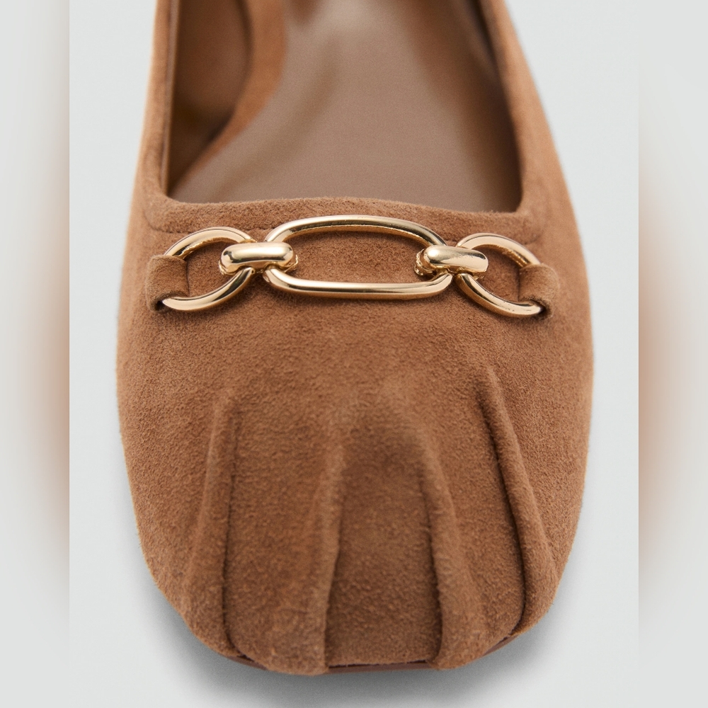 MANGO Suede Flats - Picture 3 of 4